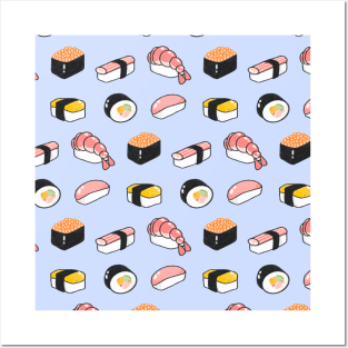 Pack of Sushi | Pattern Posters and Art